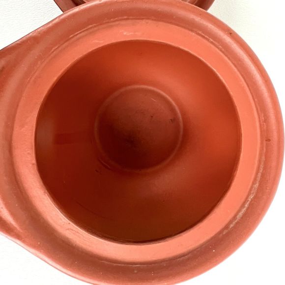 Japanese Tokoname Kyusu Handled Teapot Red Clay (Shuedi) Green Tea 4 oz 118 ml - Picture 7 of 11